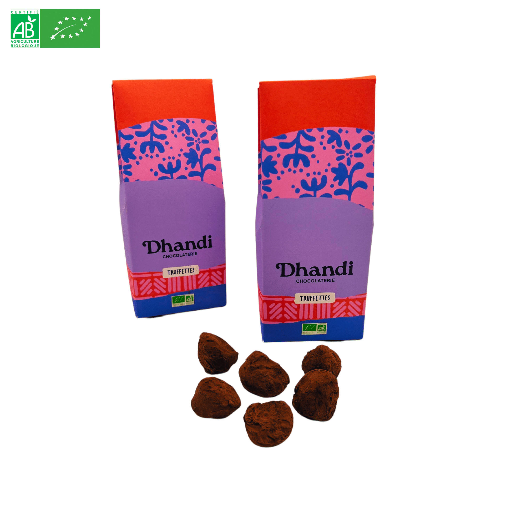 Truffettes Ganache Praliné et Chocolat Croquant